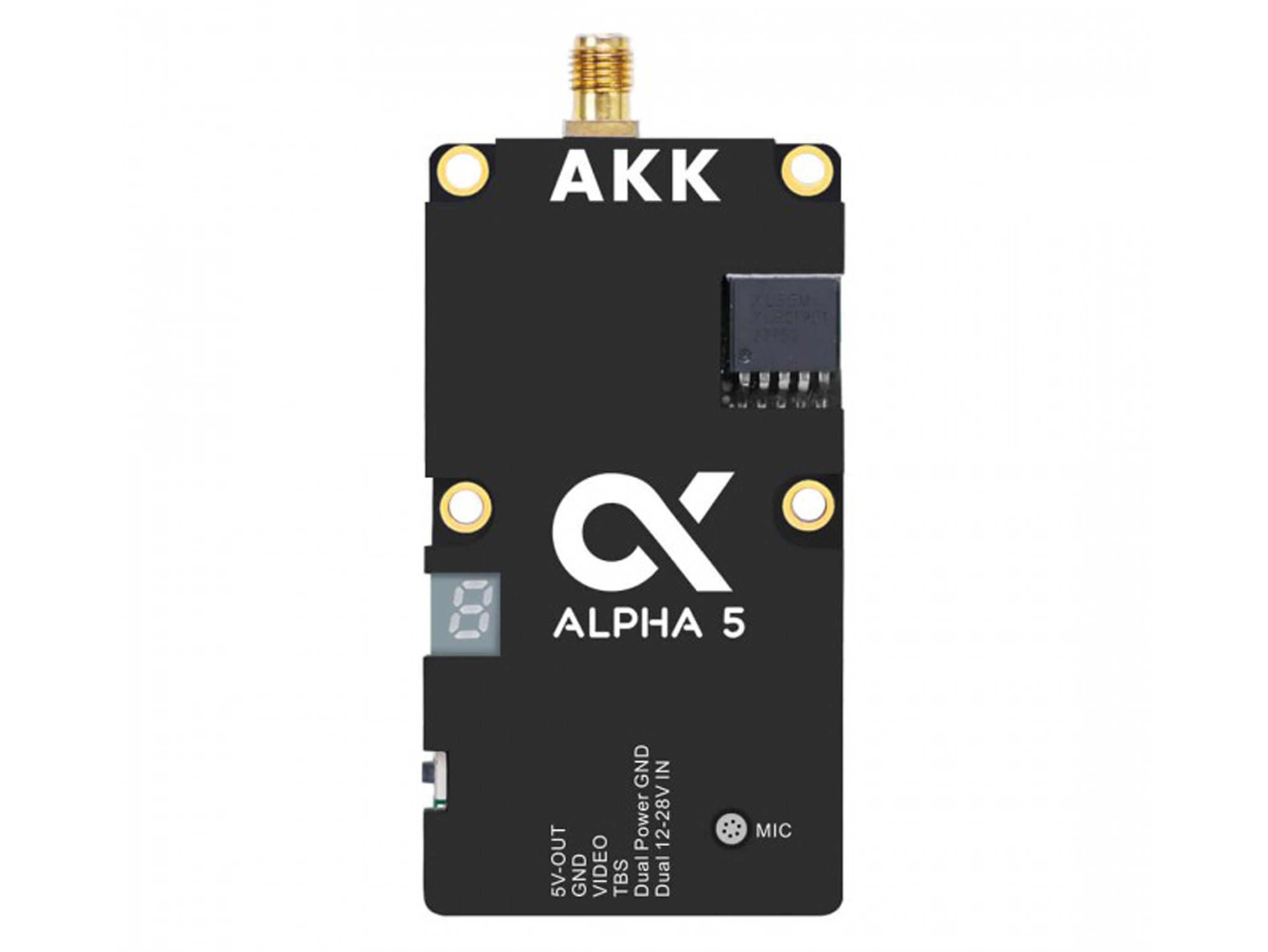 Відеопередавач AKK Alpha 5 4.9-5.9GHz 5W (80Ch) (світлина #3)