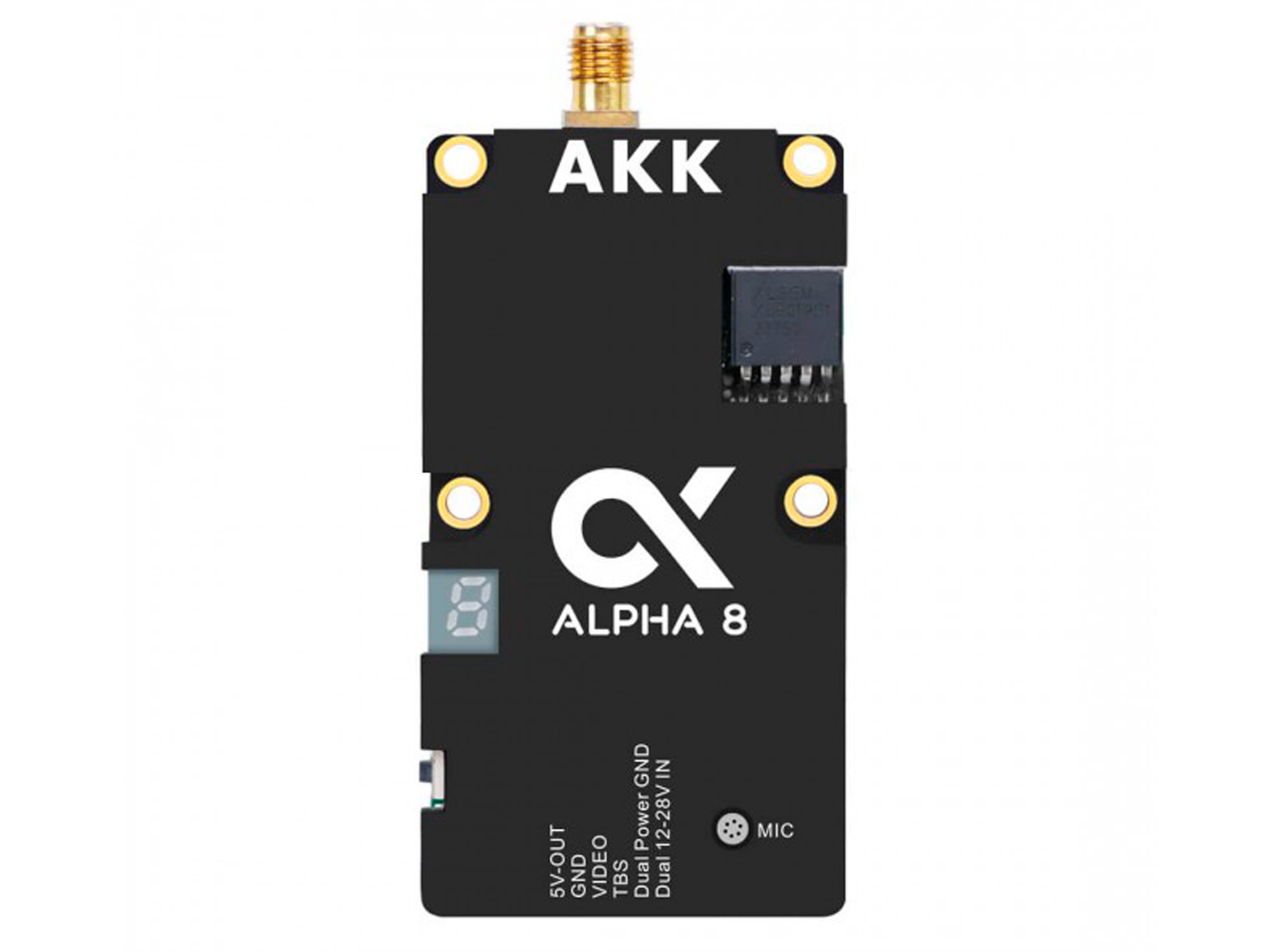 Відеопередавач AKK Alpha 8 4.9-5.9GHz 8W (80Ch) (світлина #3)