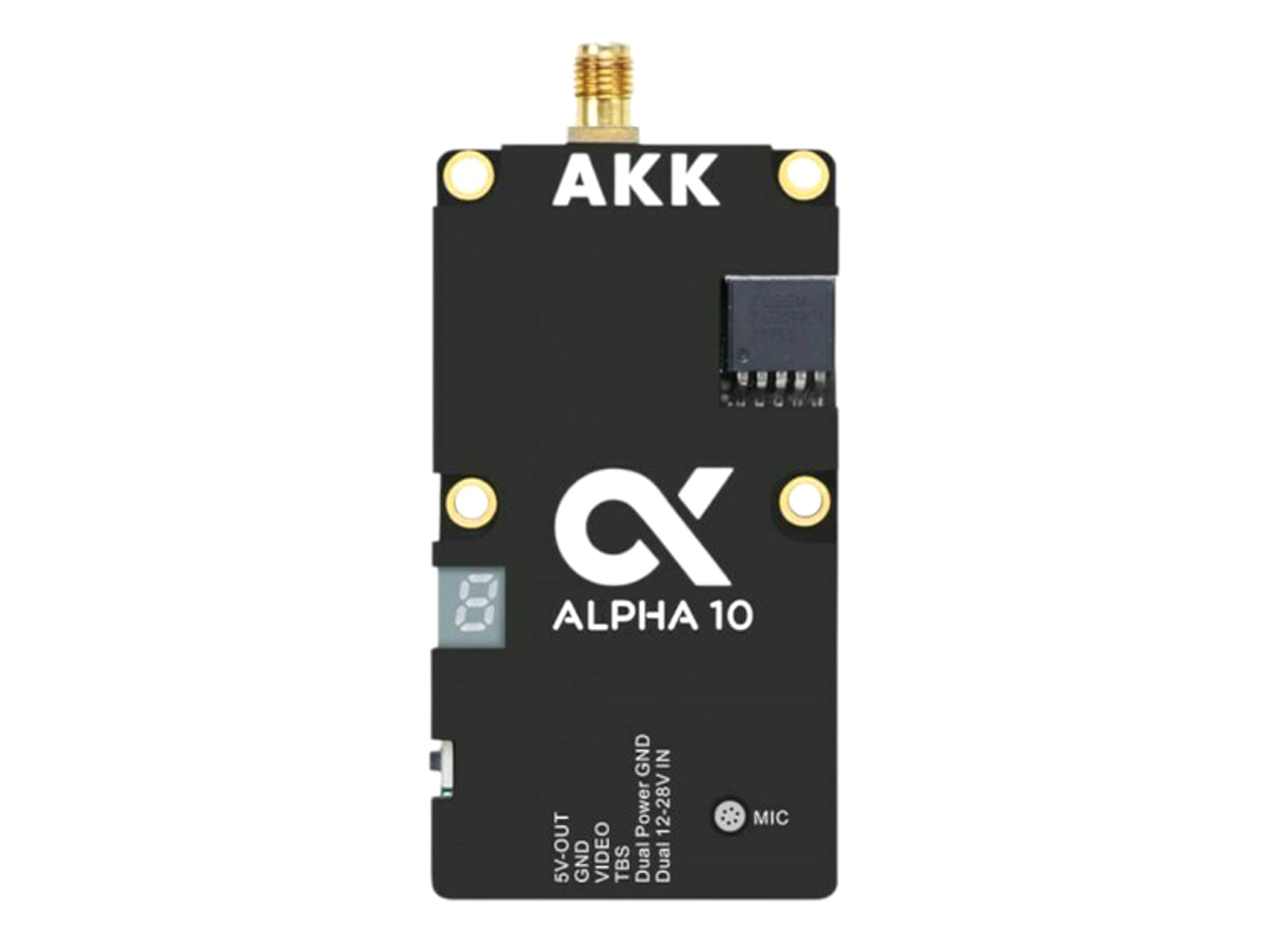 Відеопередавач AKK Alpha 10 4.9-5.9GHz 10W (80Ch) (світлина #3)