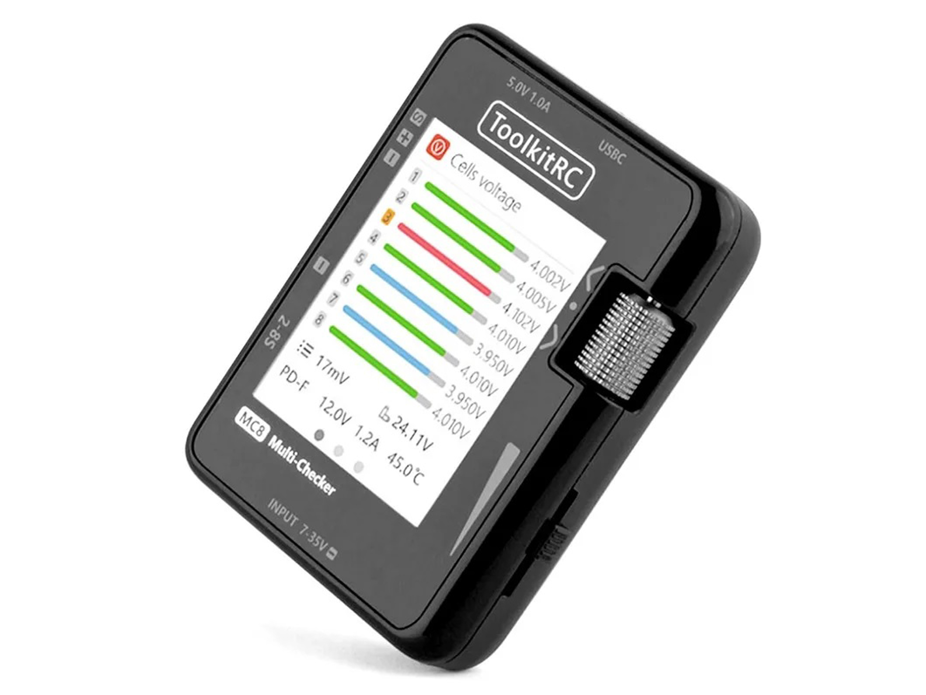 Багатофункціональний пристрій контролю акумуляторів ToolkitRC MC8 (світлина #1)