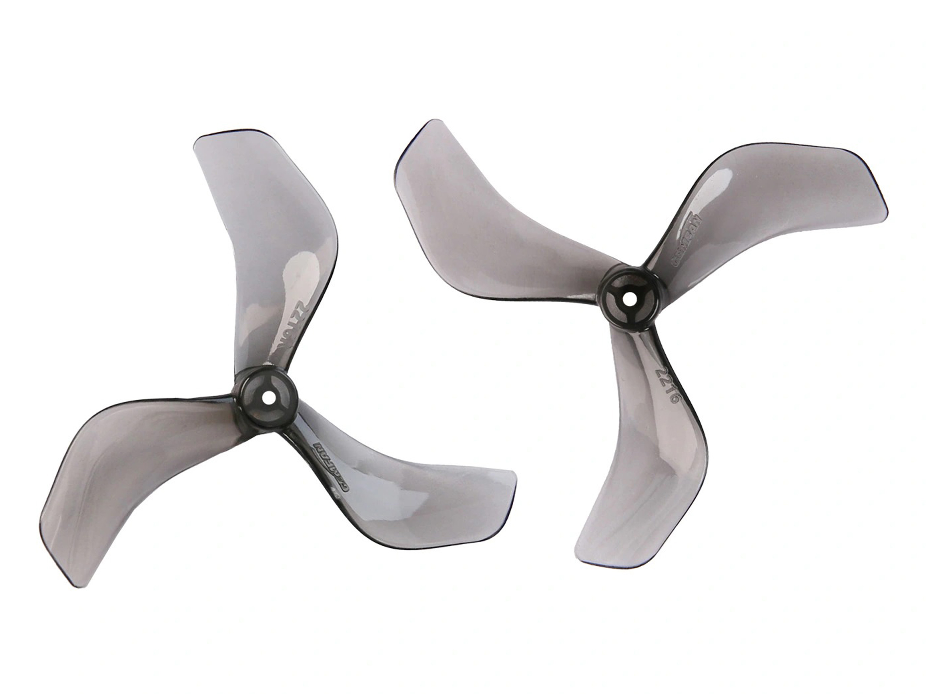 Набір пропелерів Gemfan 2216-3 Clear Gray 4 пари (вал 1.5мм) (світлина #1)