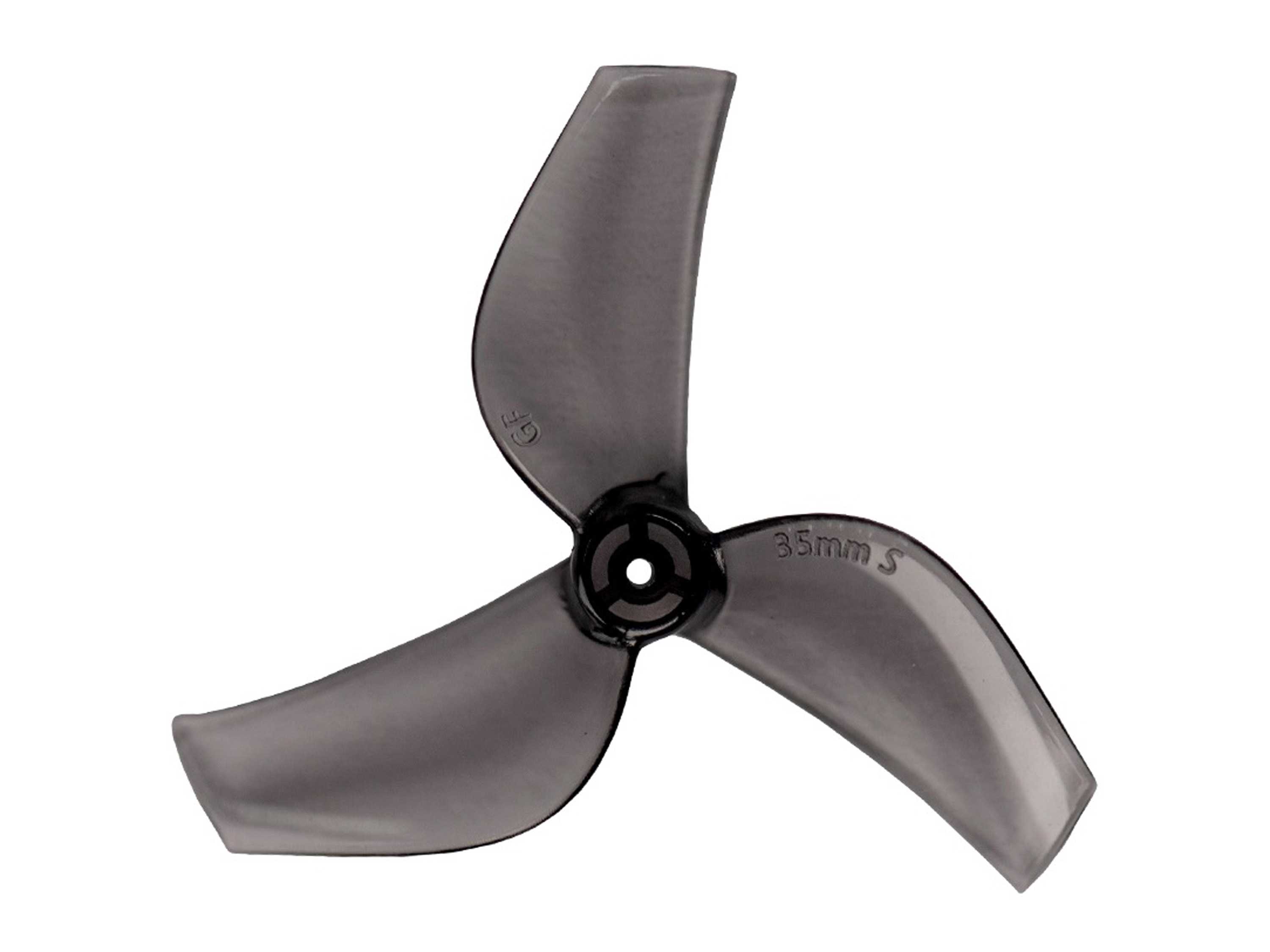 Набір пропелерів Gemfan 35мм-S Clear Gray 4 пари (вал 1мм) (світлина #2)