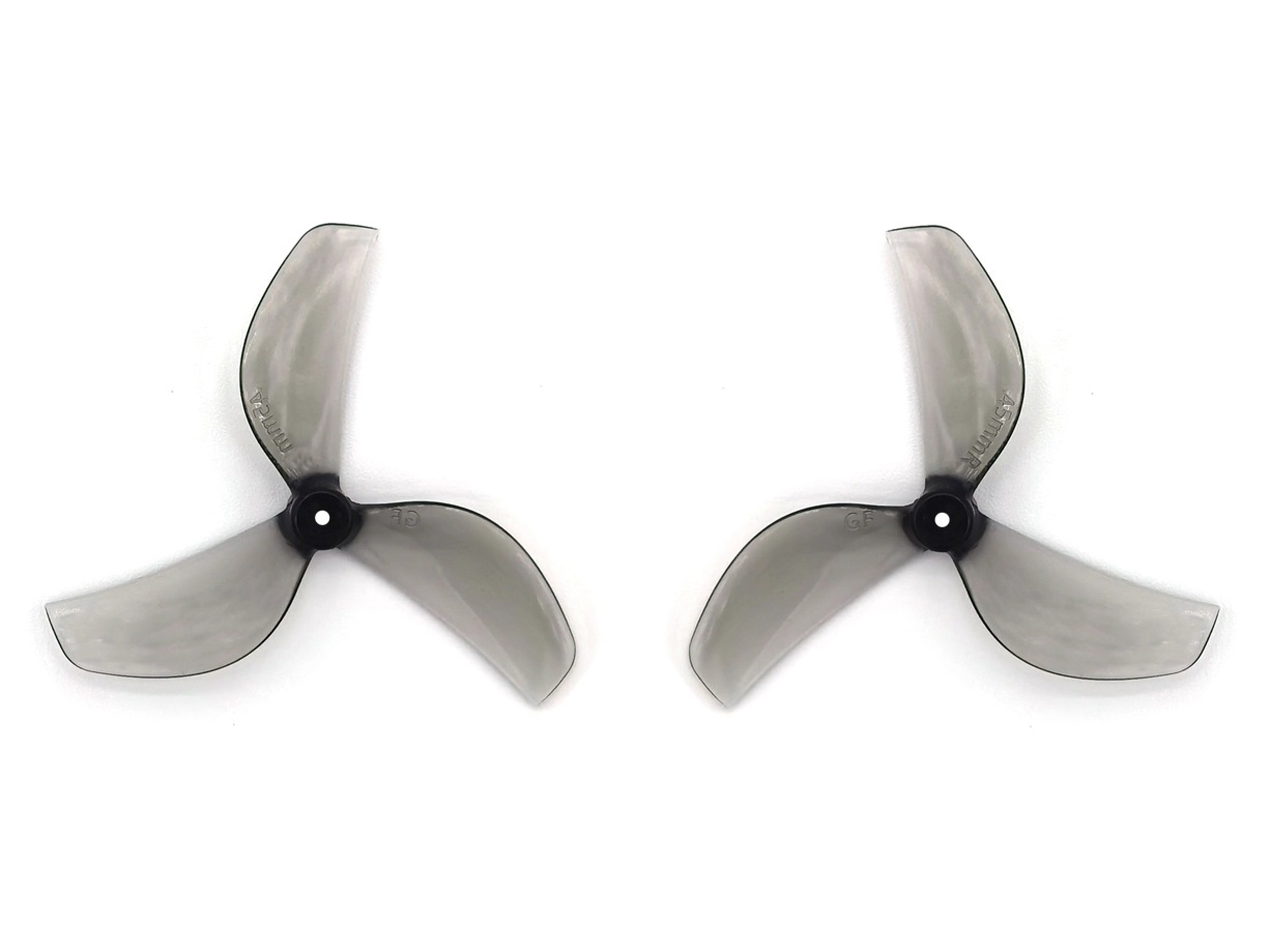 Набір пропелерів Gemfan 45мм-3 Clear Gray 4 пари (вал 1мм) (світлина #1)