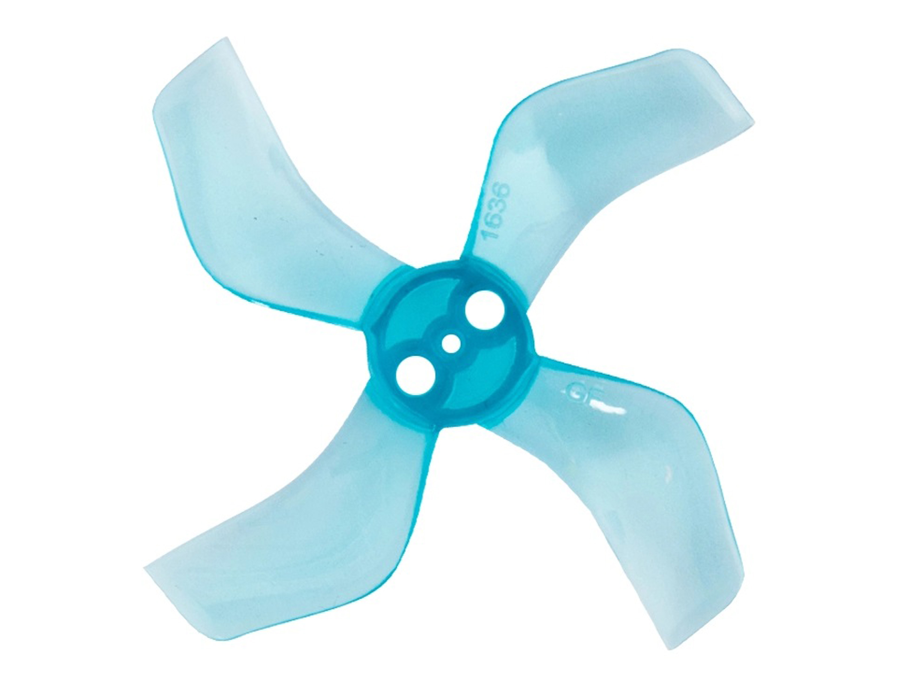 Набір пропелерів Gemfan 1636-4 40мм Clear Blue 4 пари (вал 1мм) (світлина #1)