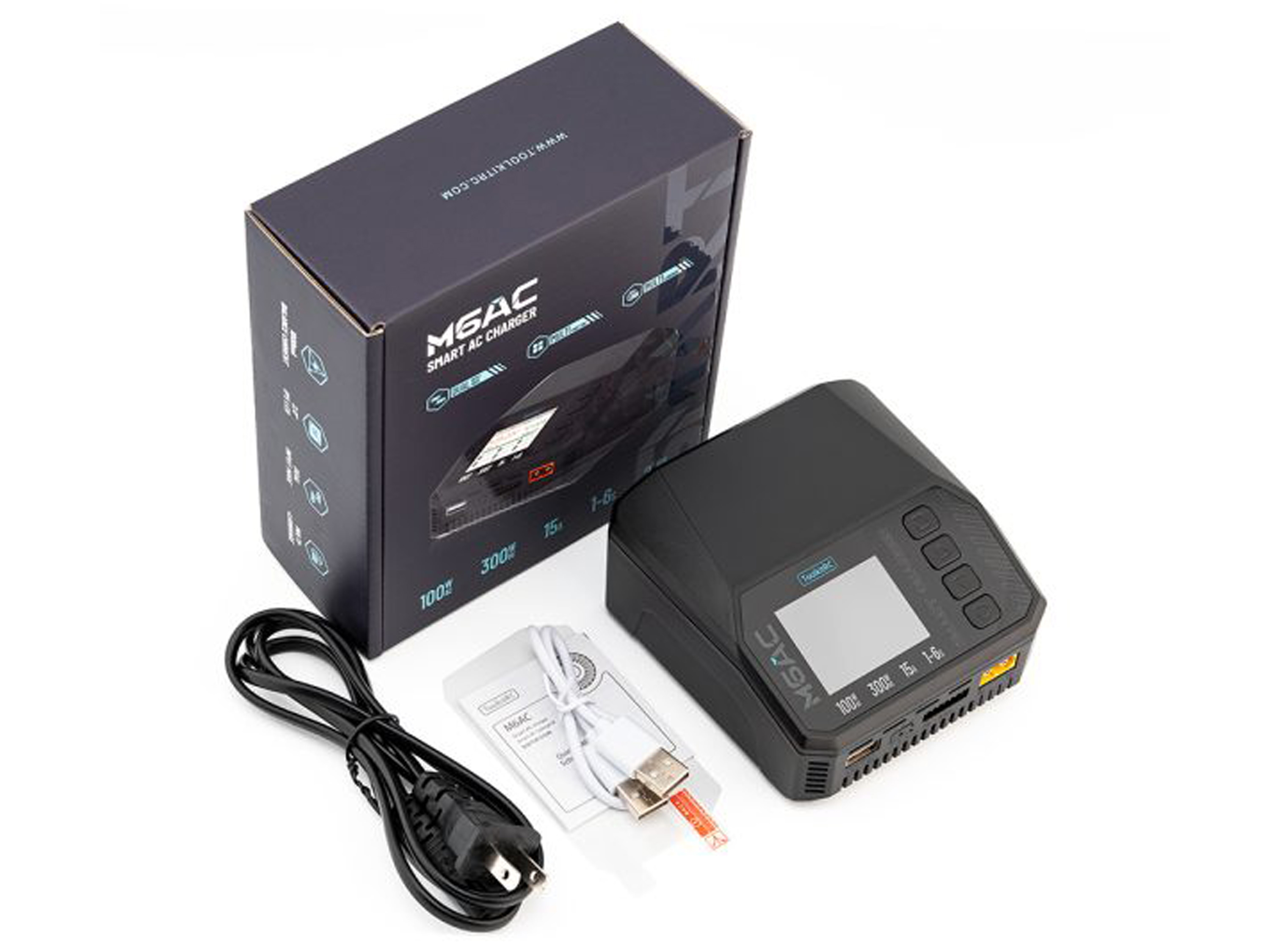 Зарядний пристрій ToolkitRC M6AC AC100W/DC300W 15A (світлина #5)