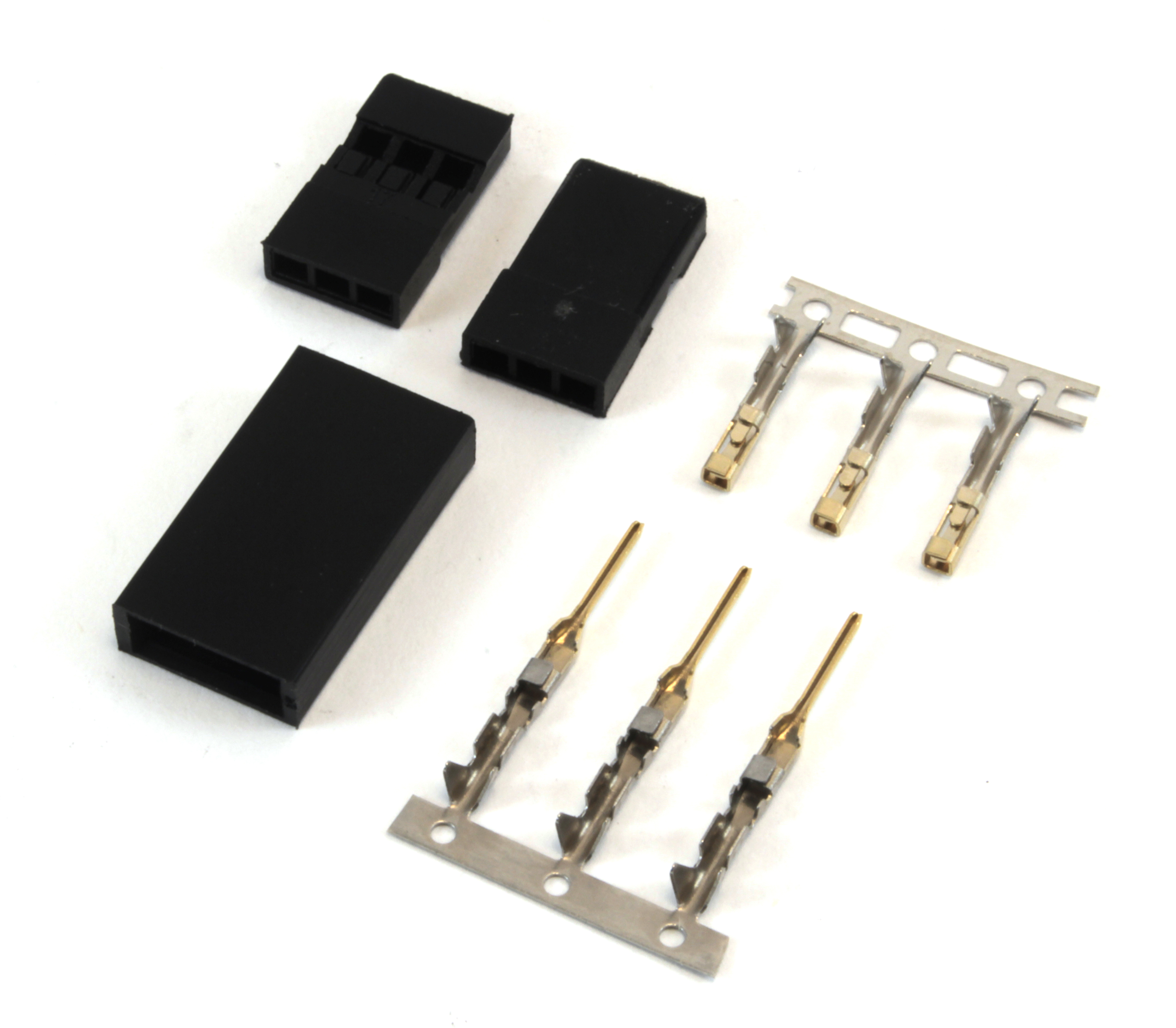 Роз’єм для сервомеханізмів JR (позолочений) (світлина #1)