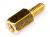 Стійка латунна гвинт-гайка M3х7мм (світлина #1)