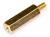 Стійка латунна гвинт-гайка M2х12мм (світлина #1)
