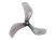 Набір пропелерів Gemfan 2216-3 Clear Gray 4 пари (вал 1.5мм) (світлина #1)
